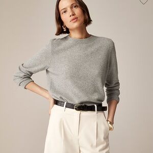 J. Crew teal cashmere sweater XL